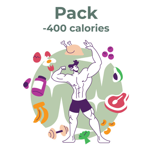 - de 400 calories