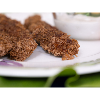 Poulet frit sans friture