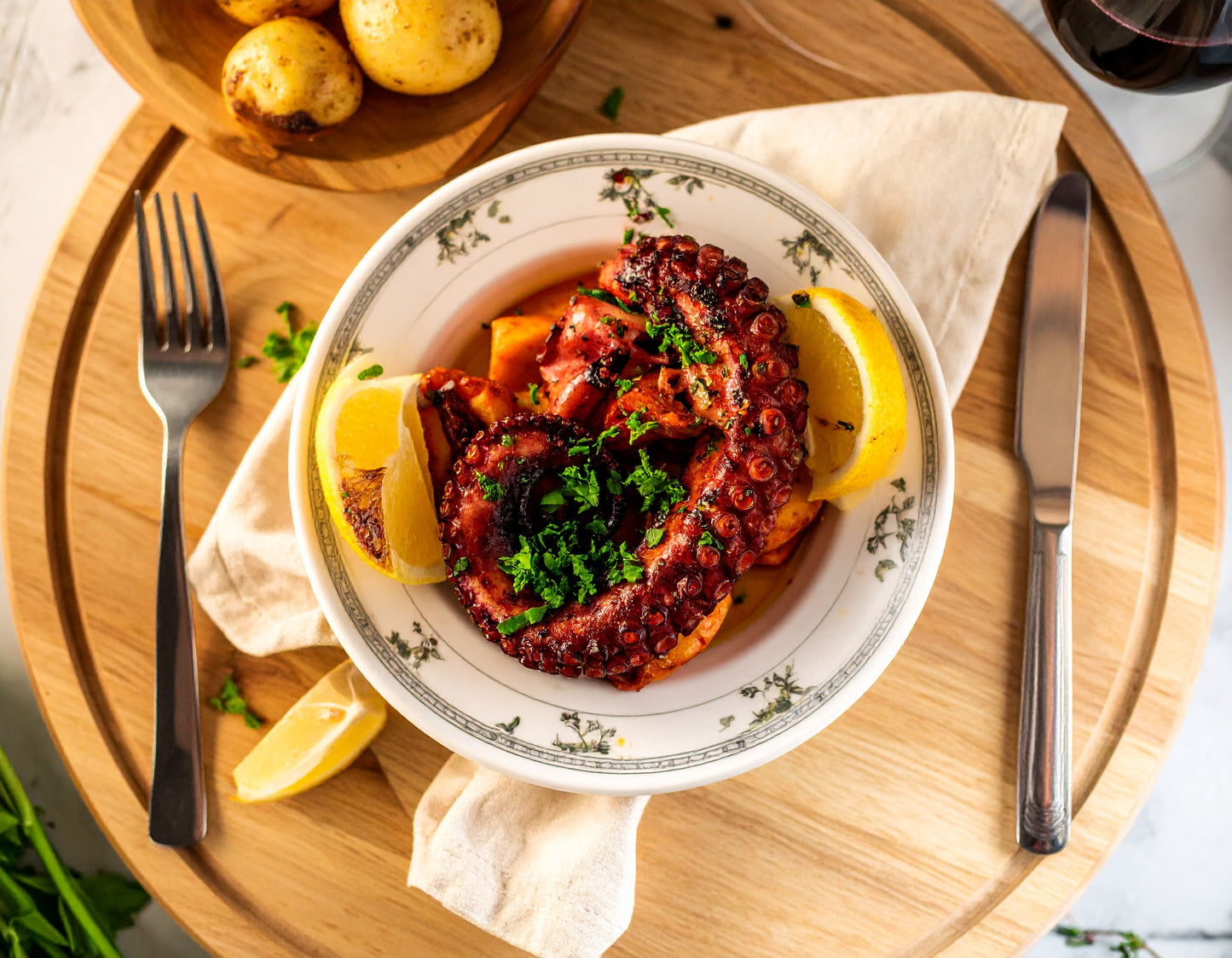 Poulpe pomme de terre