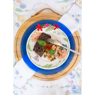 Saumon en croute de lin
